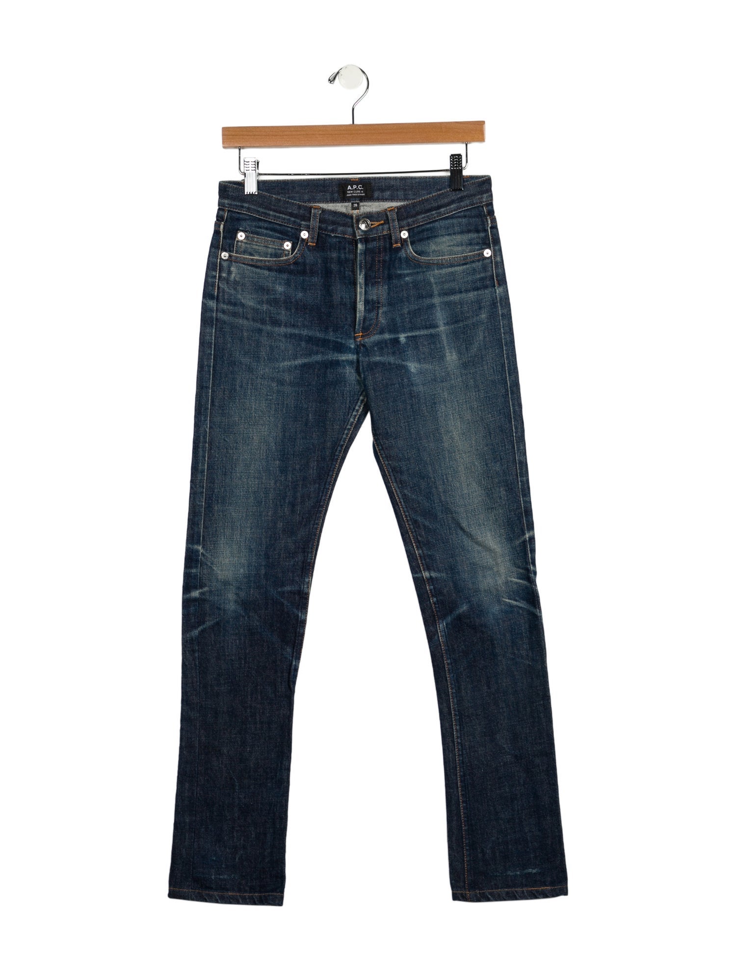 A.P.C. Mid-Rise Straight Leg Jeans