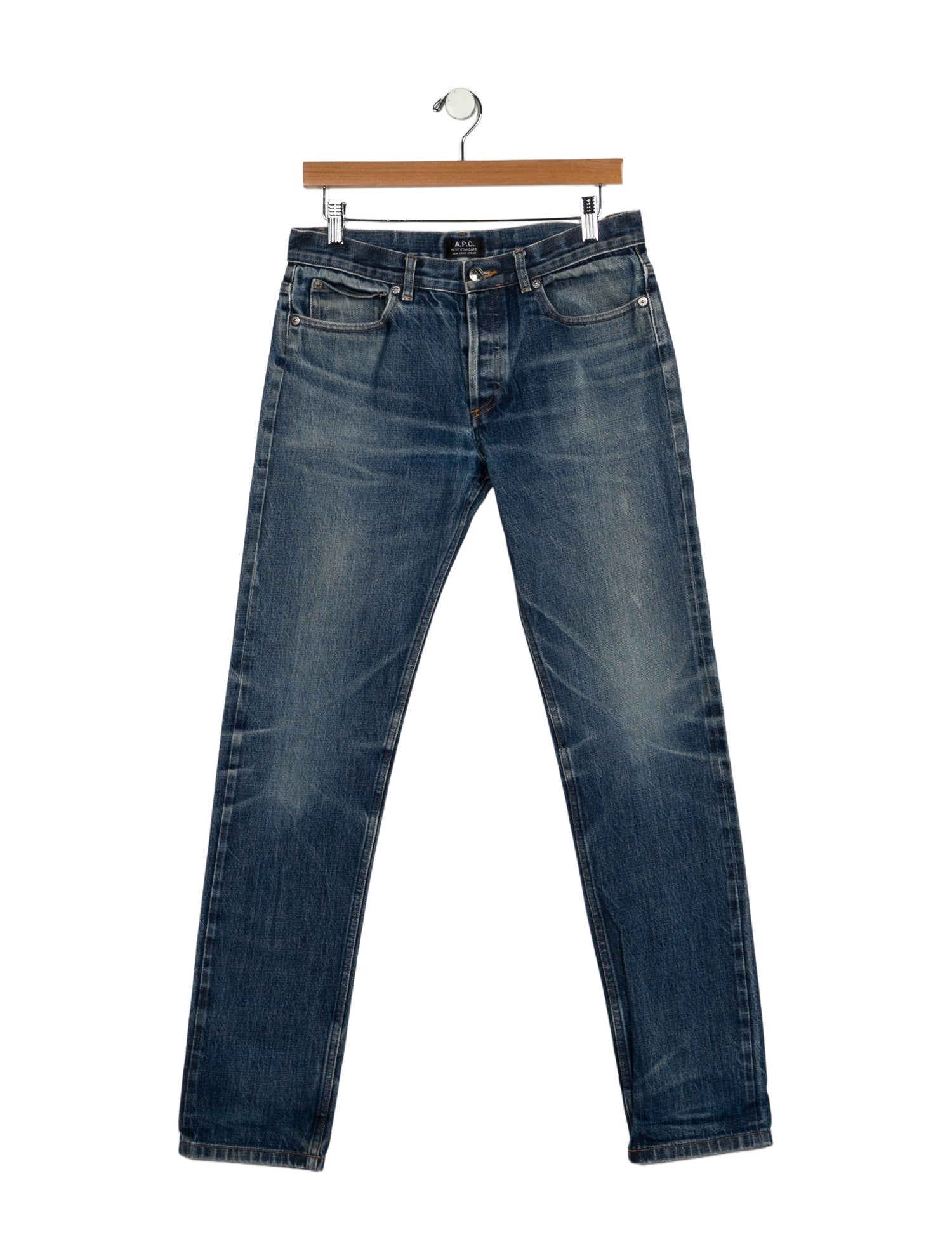 A.P.C. Mid-Rise Straight Leg Jeans