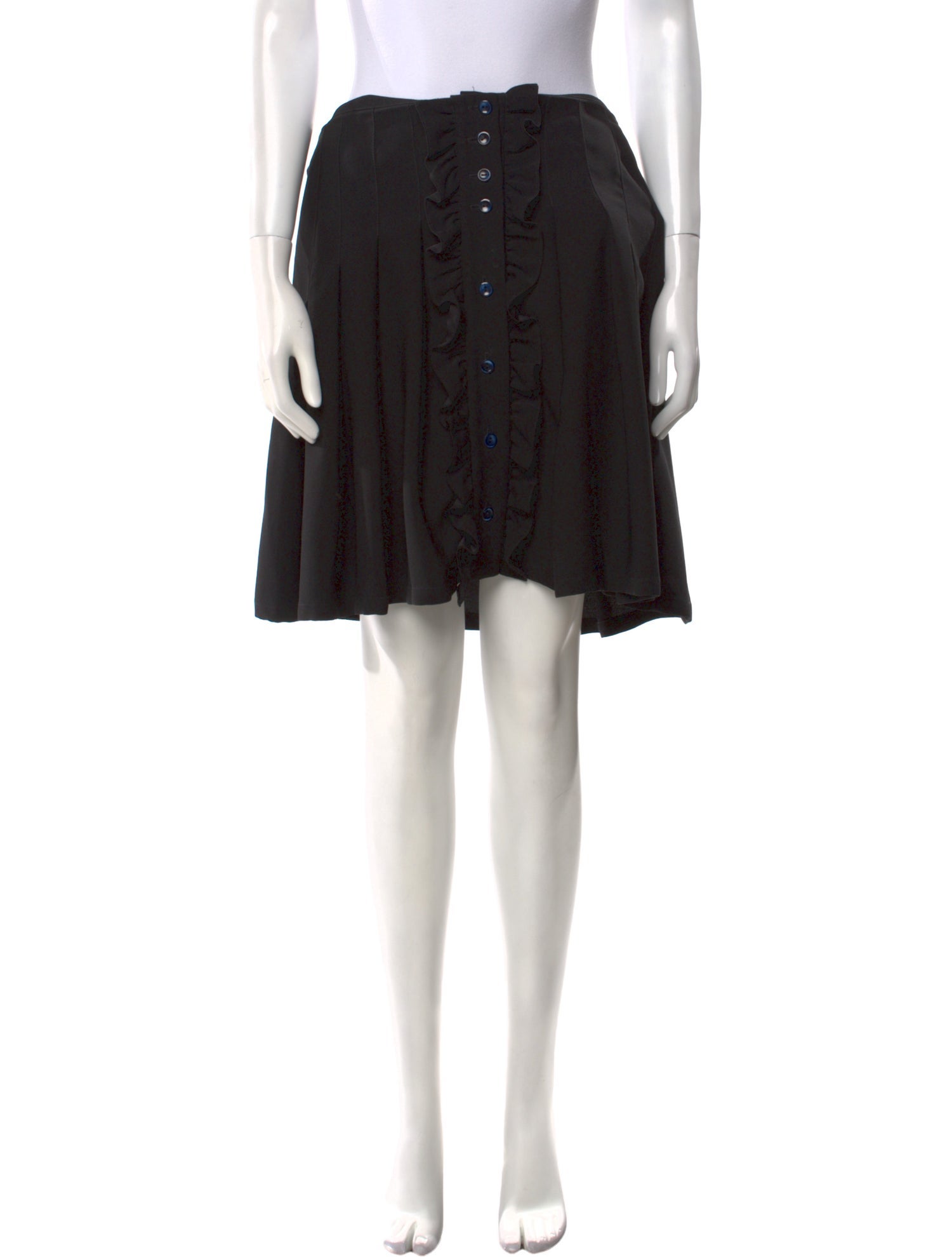 A.P.C. Ruffle Embellishment Mini Skirt