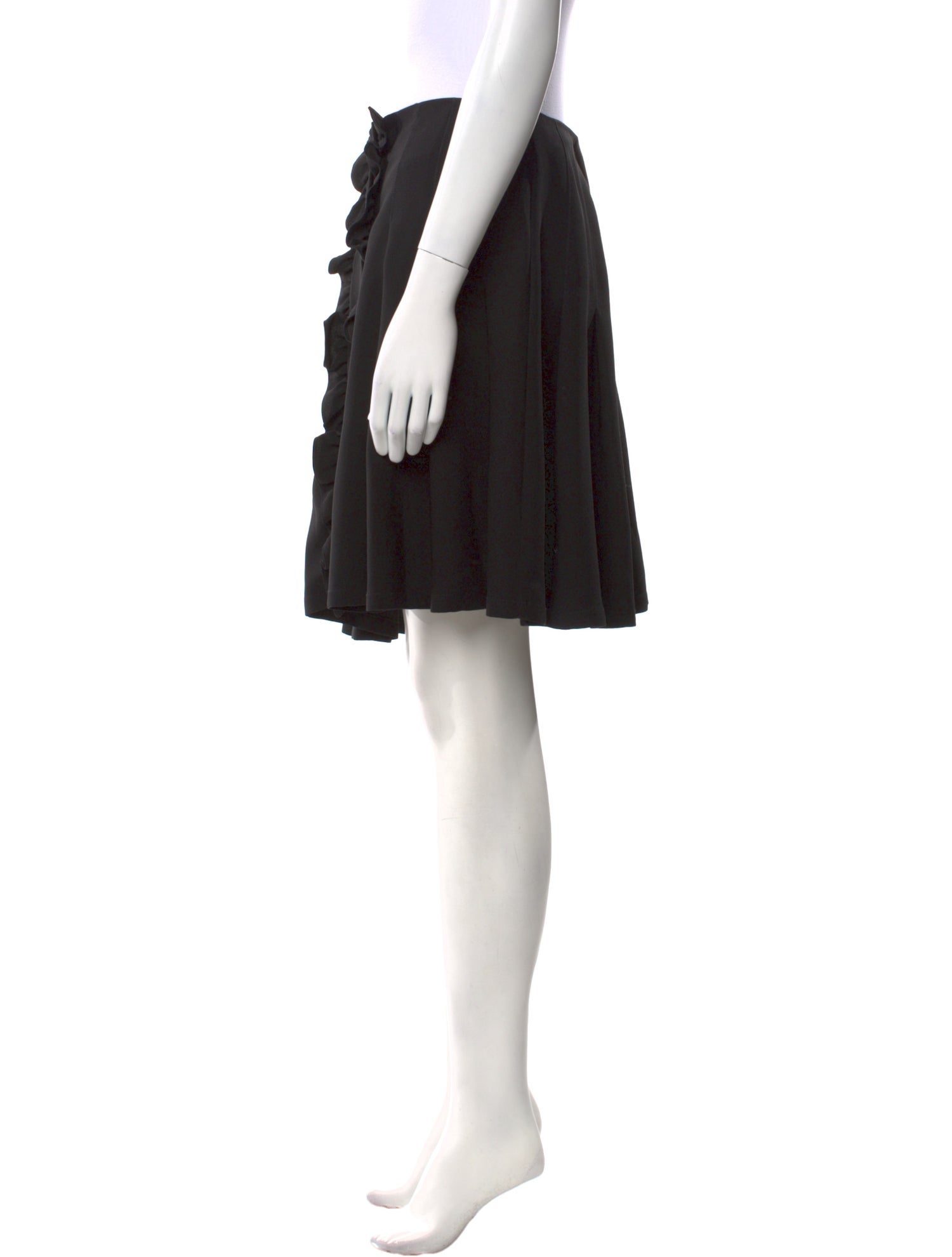 A.P.C. Ruffle Embellishment Mini Skirt