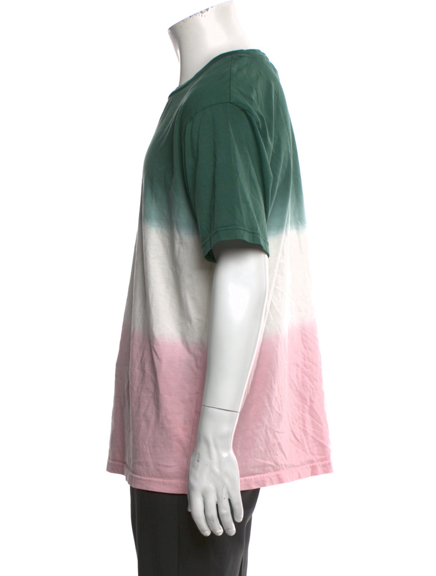 A.P.C. Colorblock Pattern Crew Neck T-Shirt