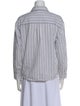 A.P.C. Striped Long Sleeve Button-Up Top