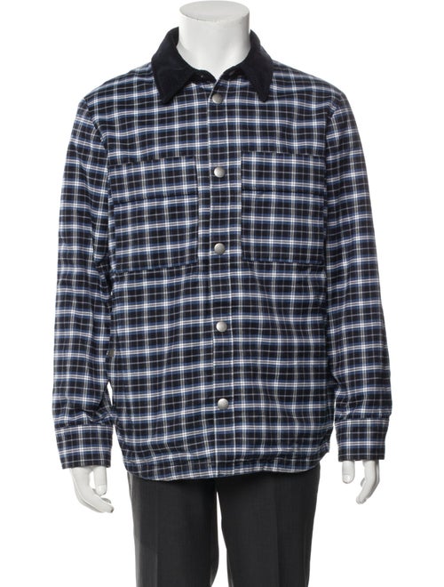 A.P.C. Plaid Print Trucker Jacket