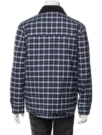 A.P.C. Plaid Print Trucker Jacket
