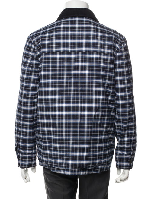A.P.C. Plaid Print Trucker Jacket
