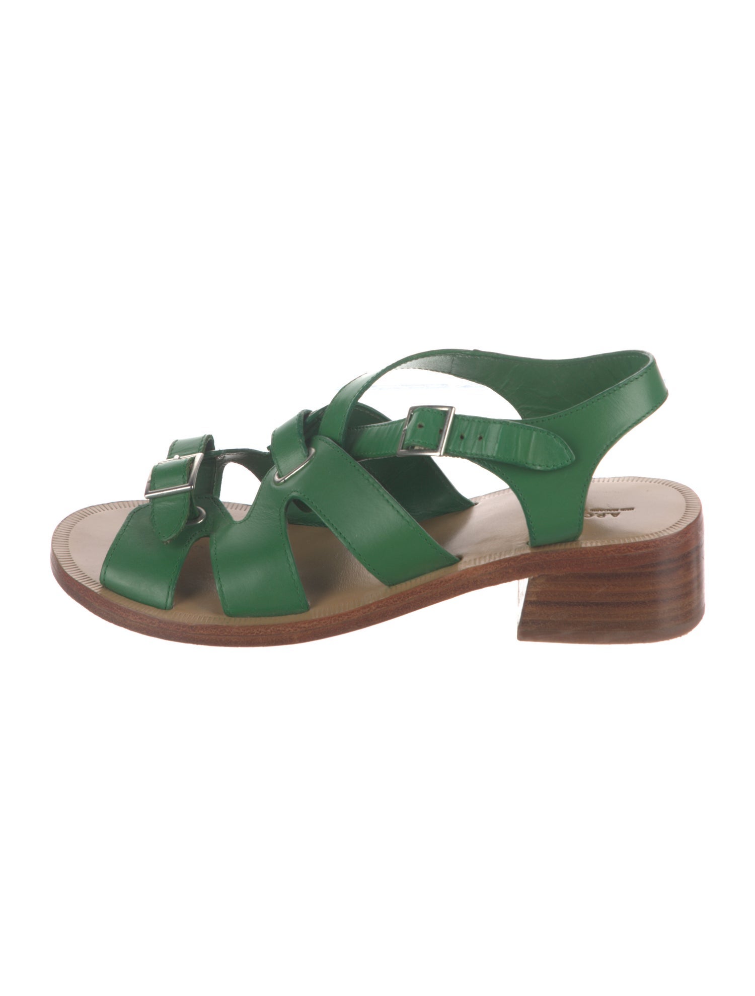 A.P.C. Leather Gladiator Sandals