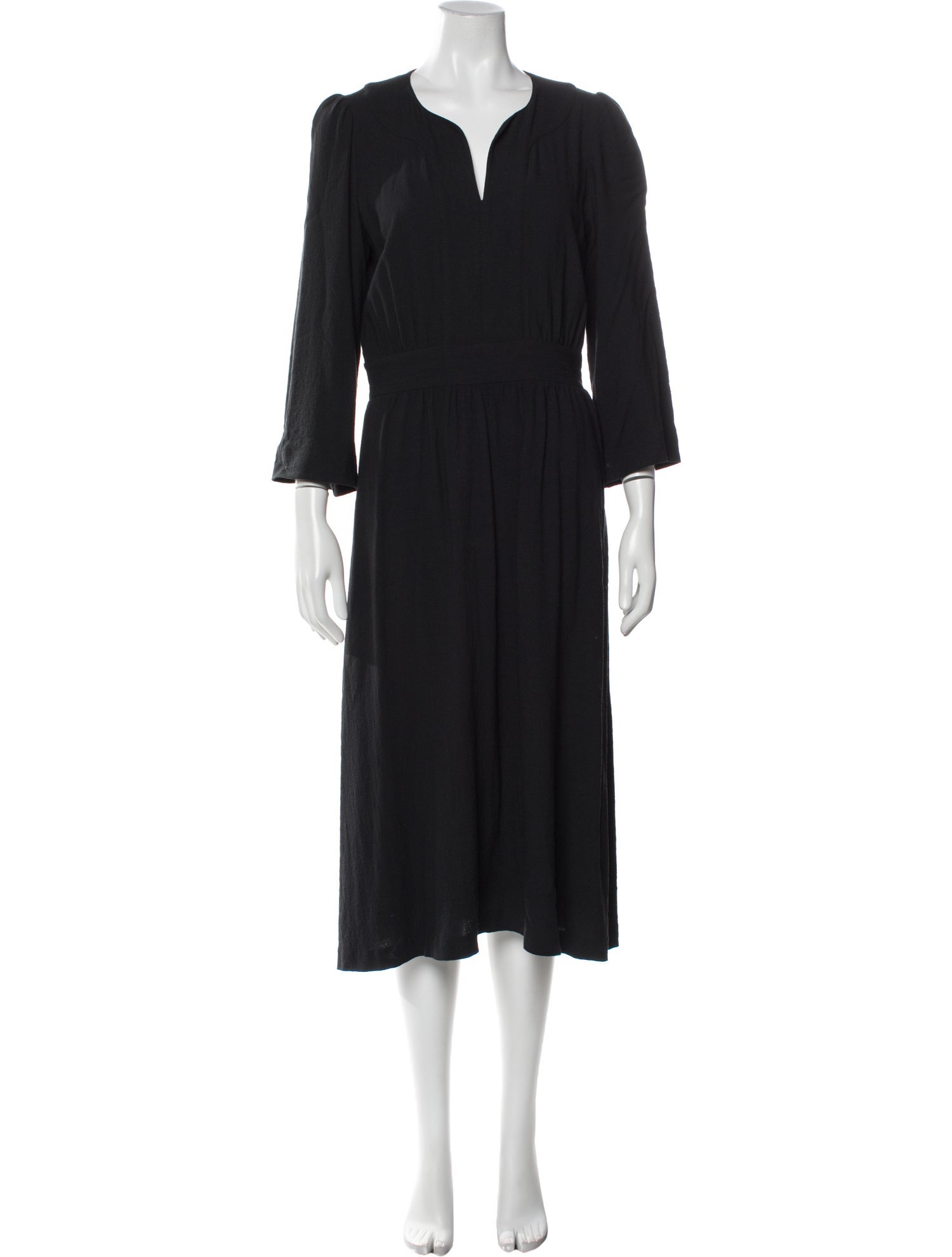 A.P.C. V-Neck Long Dress