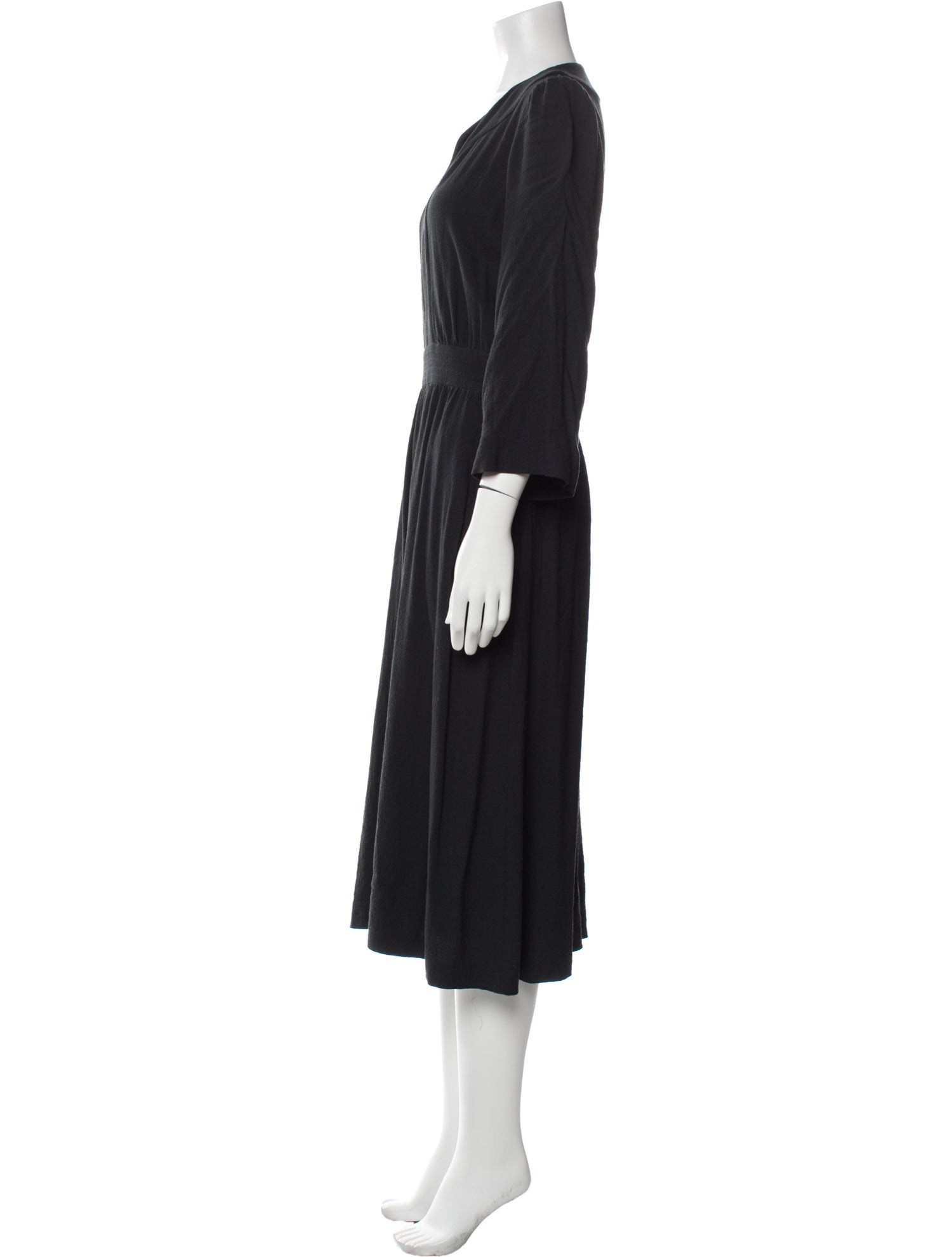 A.P.C. V-Neck Long Dress