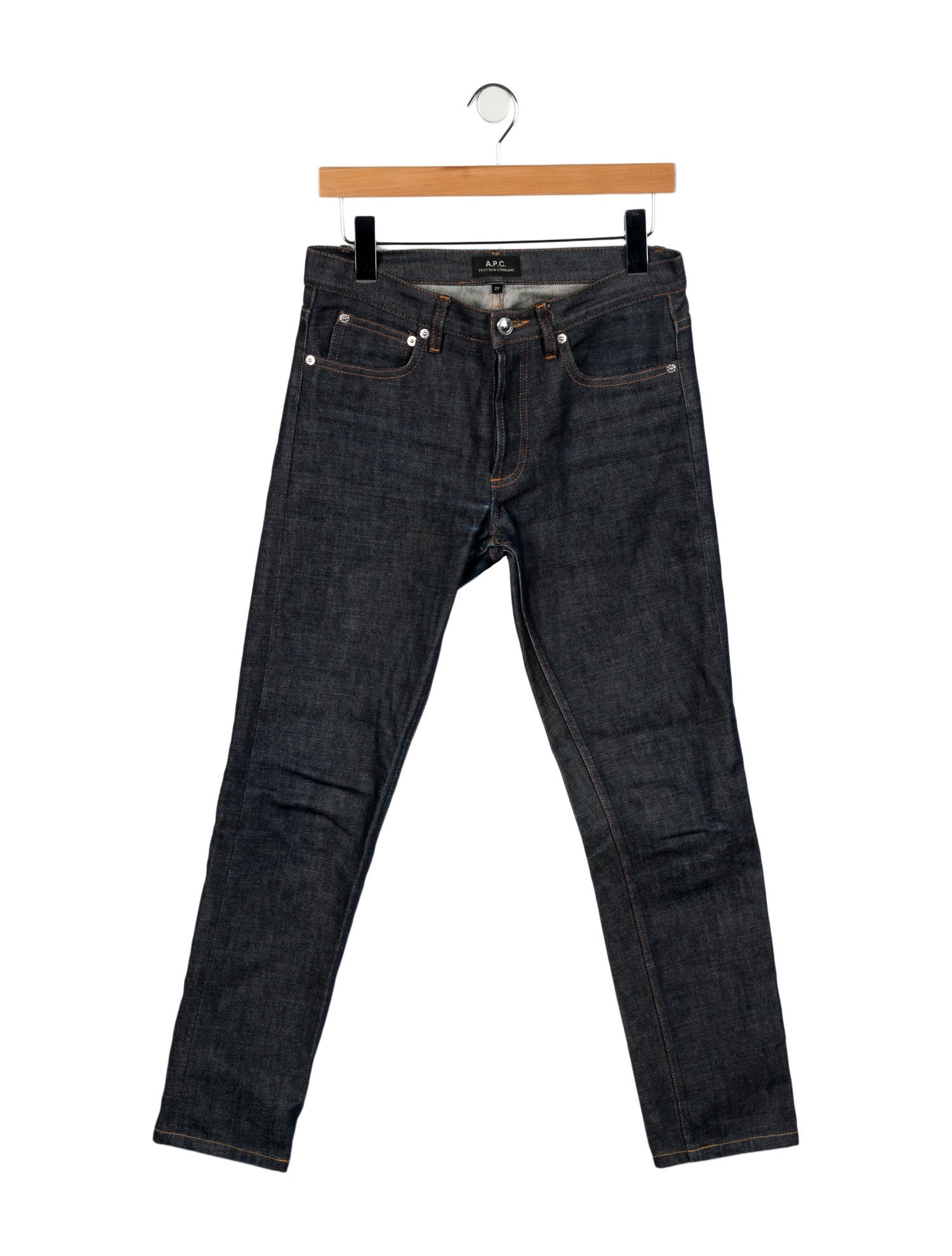A.P.C. Mid-Rise Straight Leg Jeans