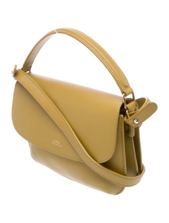 A.P.C. Saffiano Leather Top Handle Bag
