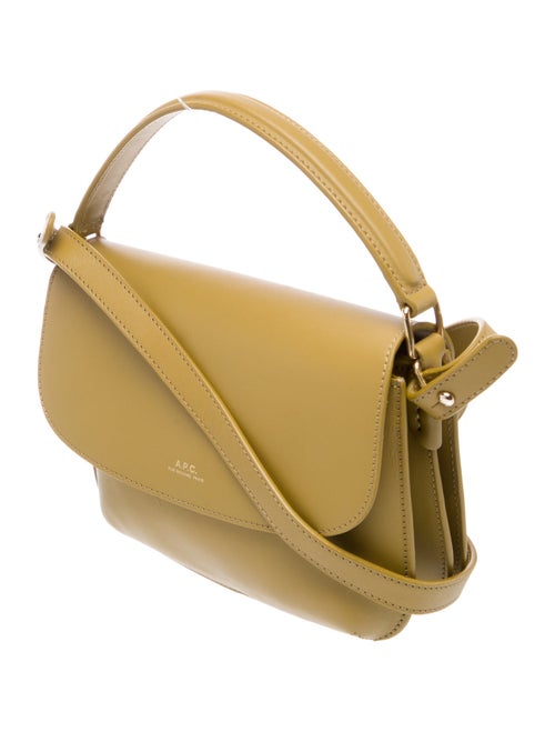 A.P.C. Saffiano Leather Top Handle Bag