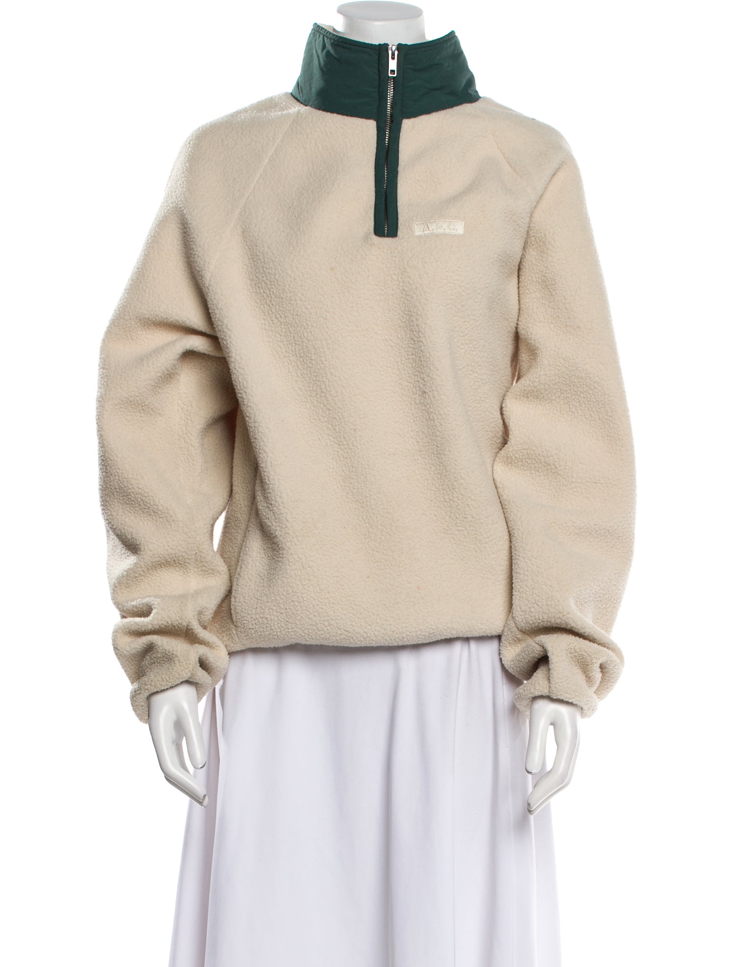 A.P.C. Mock Neck Long Sleeve Sweatshirt