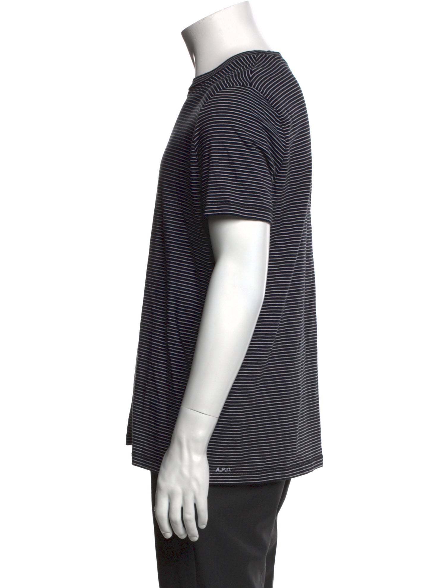 A.P.C. Striped Crew Neck T-Shirt