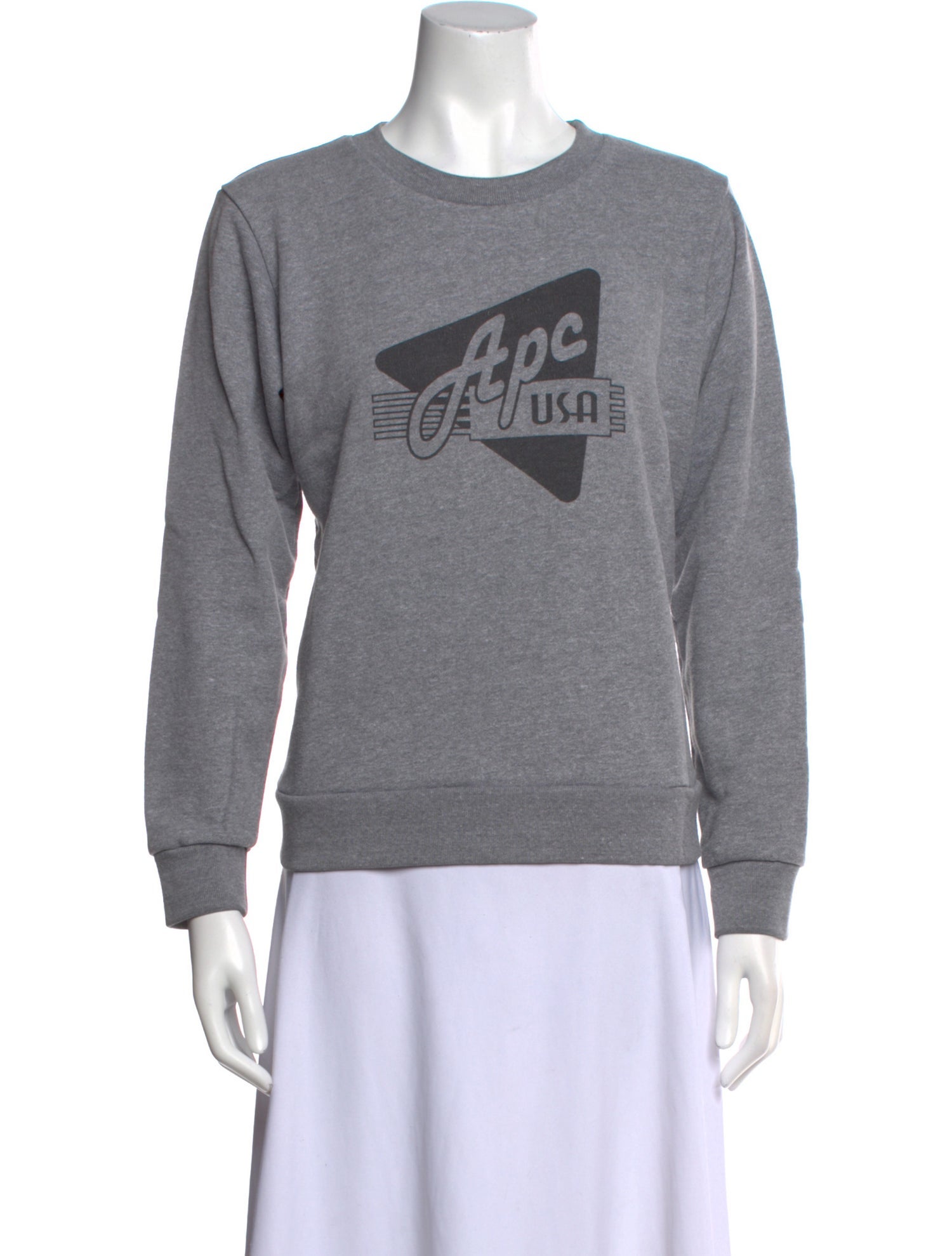 A.P.C. Graphic Print Crew Neck Sweatshirt