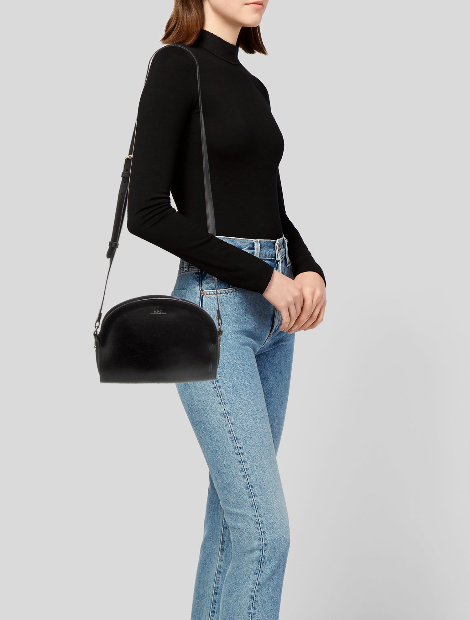 A.P.C. Leather Crossbody Bag