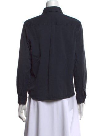 A.P.C. Long Sleeve Button-Up Top