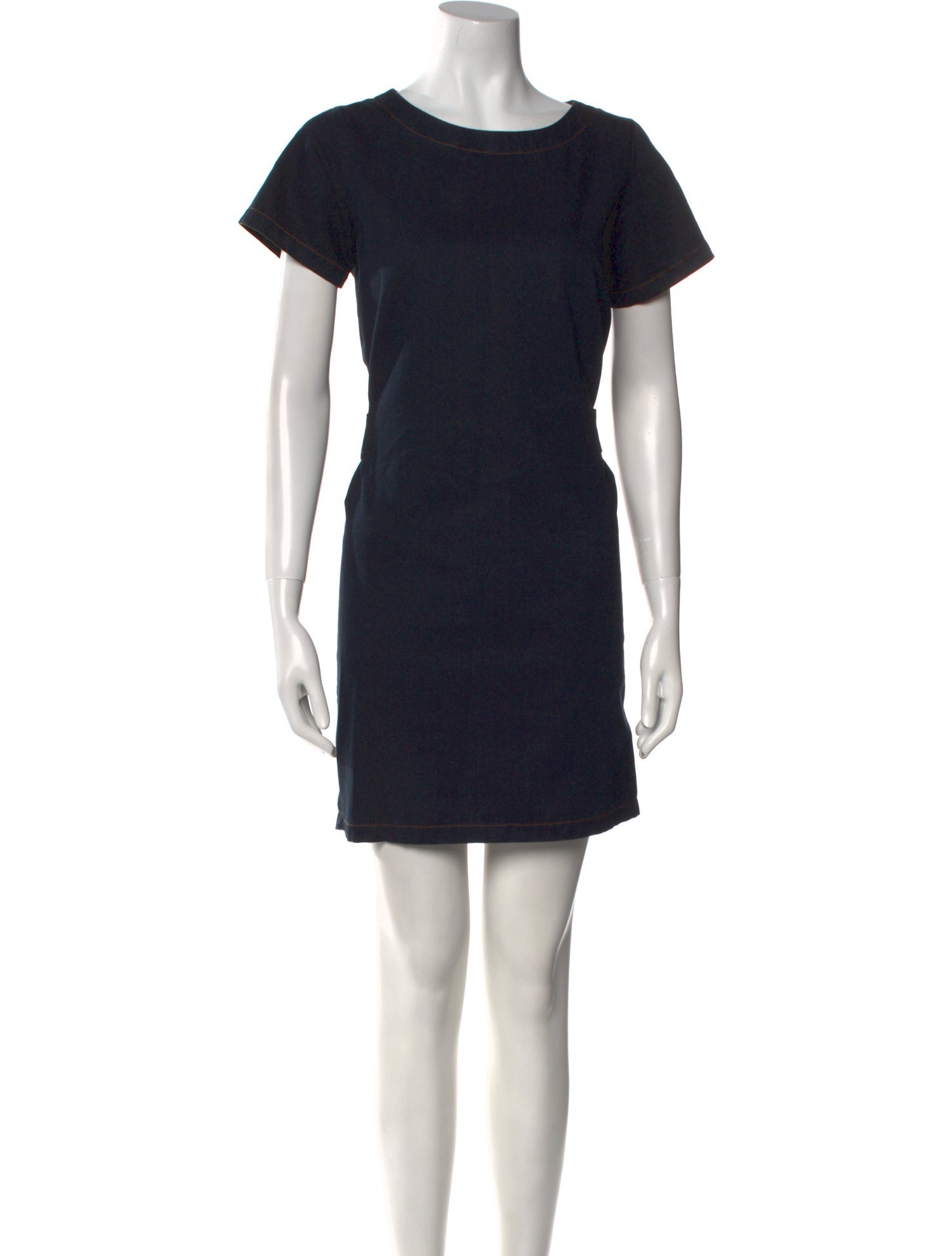 A.P.C. Crew Neck Mini Dress