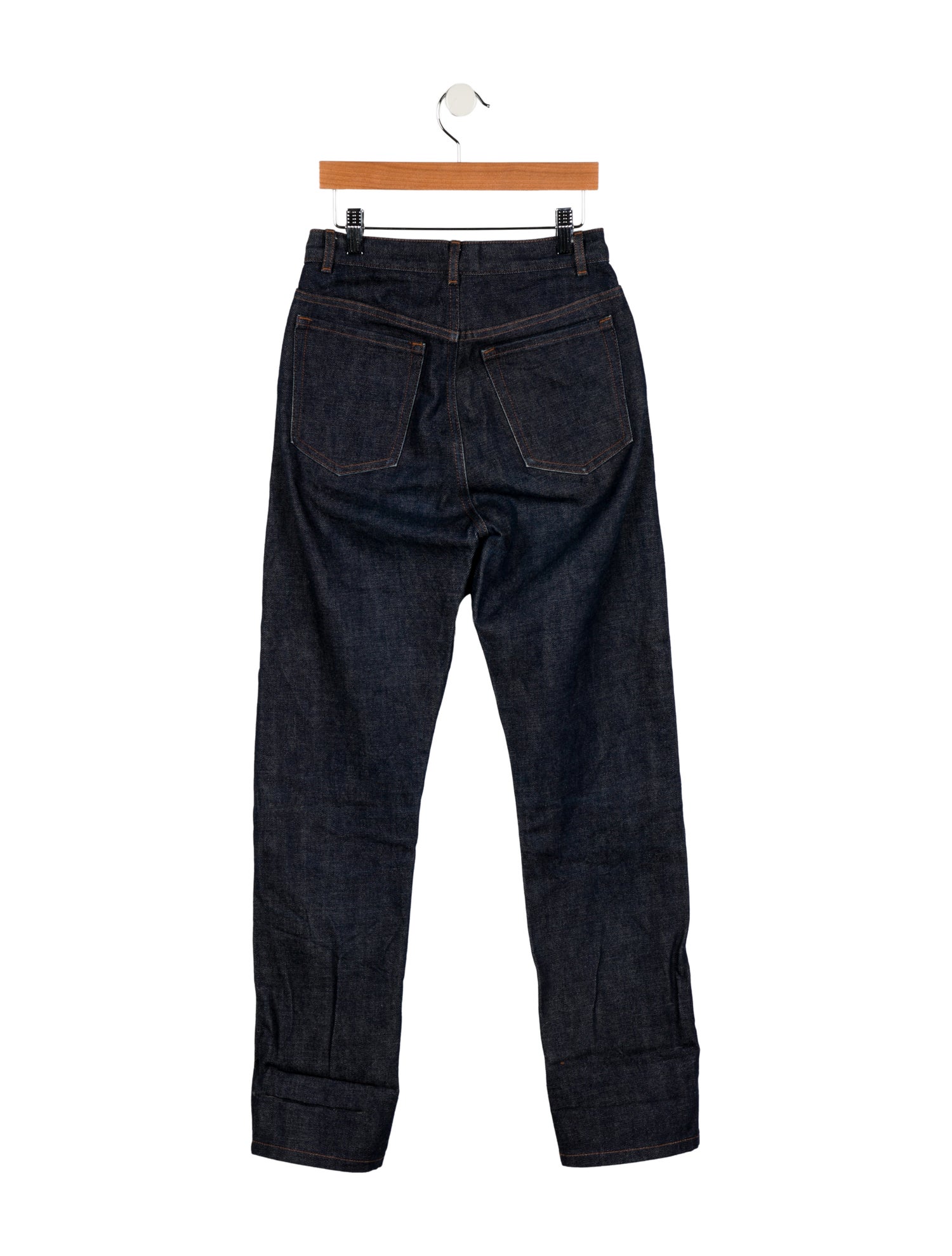 A.P.C. High-Rise Straight Leg Jeans