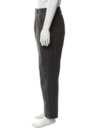 A.P.C. Plaid Print Dress Pants