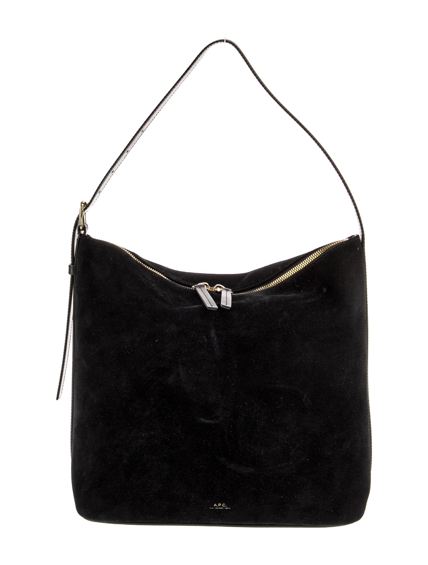 A.P.C. Suede Shoulder Bag