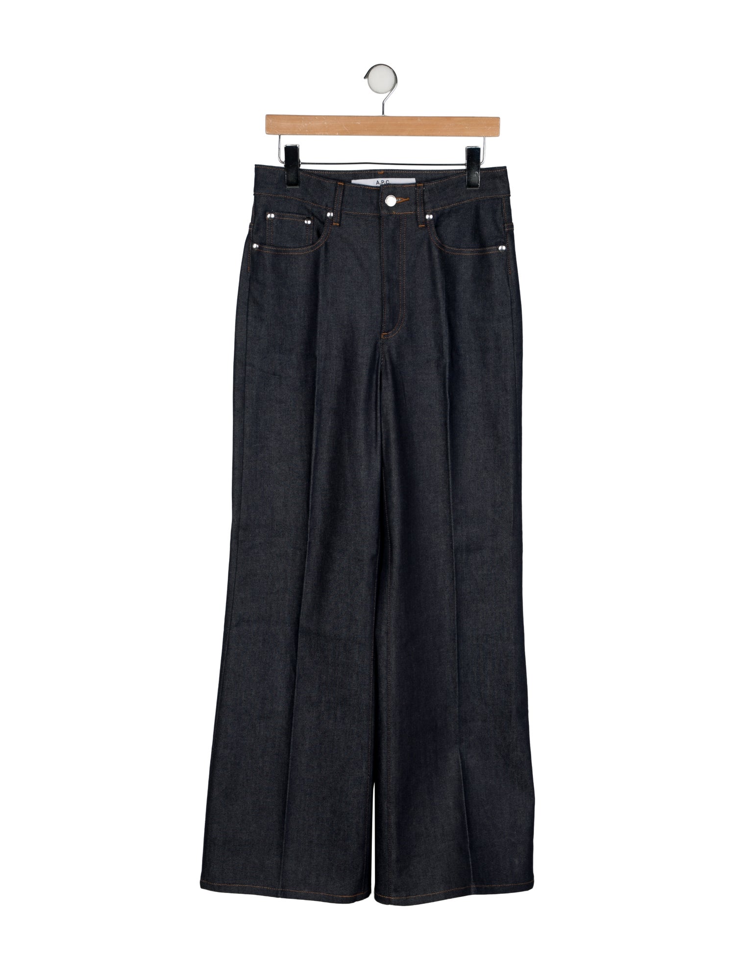 A.P.C. High-Rise Wide Leg Jeans
