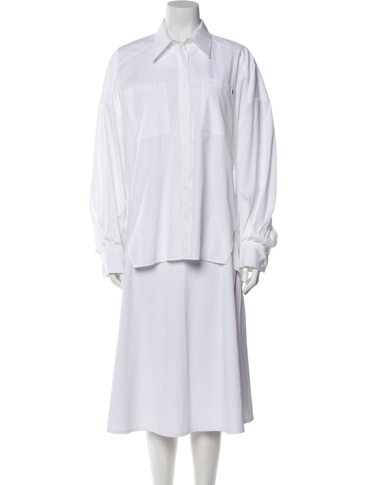 A.P.C. Long Sleeve Button-Up Top