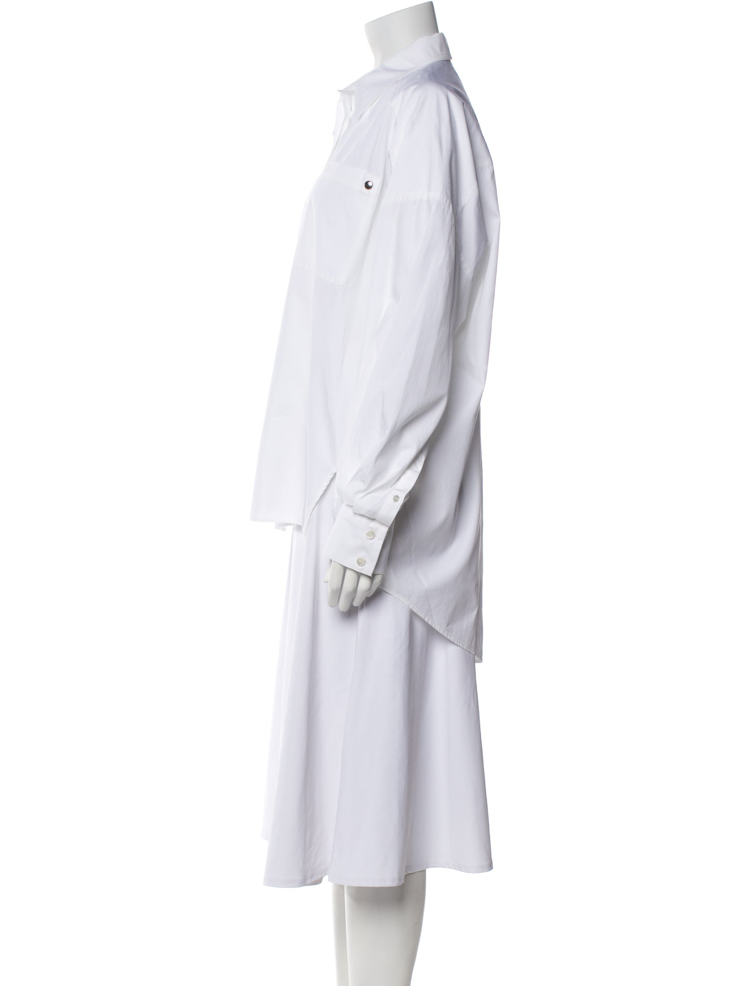 A.P.C. Long Sleeve Button-Up Top