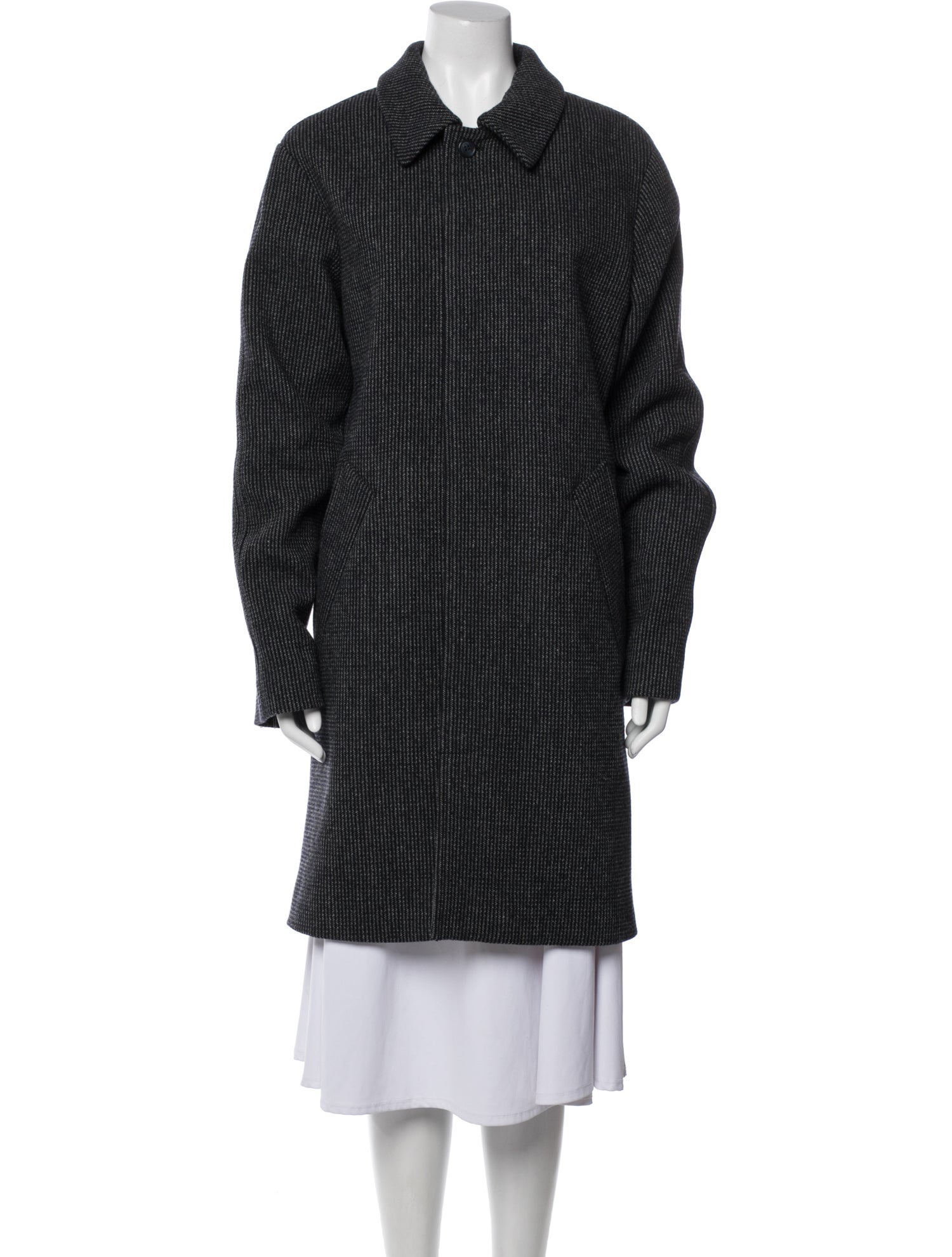 A.P.C. Wool Striped Coat
