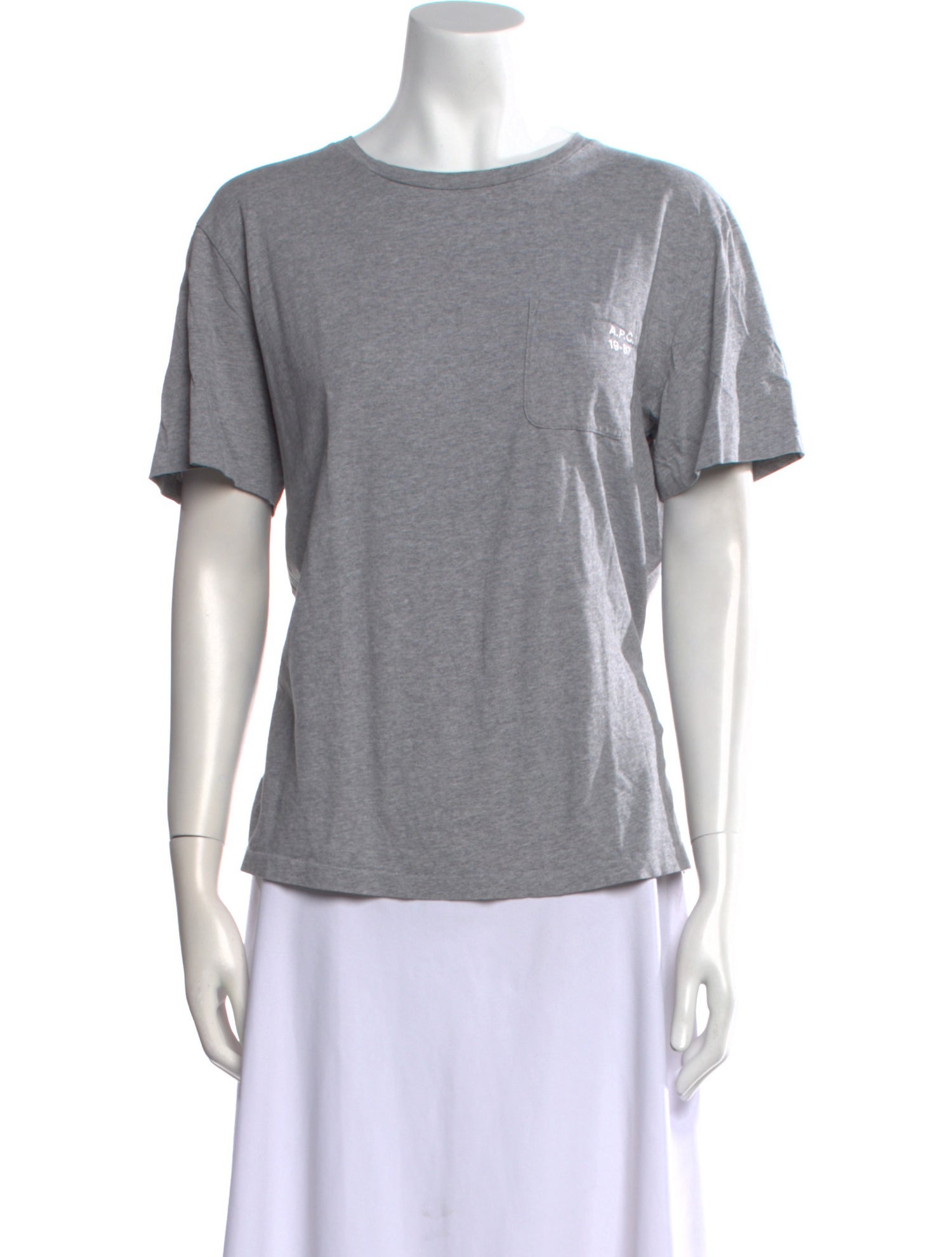 A.P.C. Bateau Neckline Short Sleeve T-Shirt