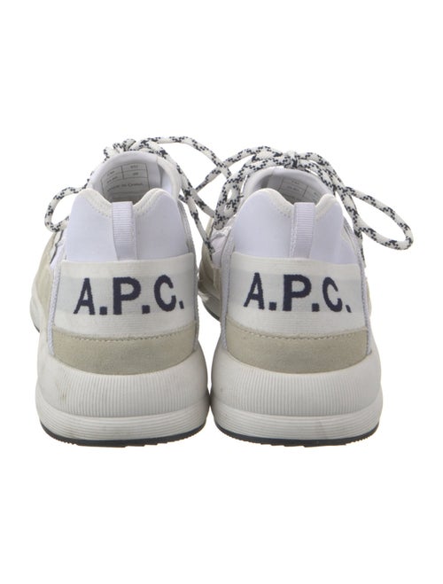 A.P.C. Suede Colorblock Pattern Sneakers
