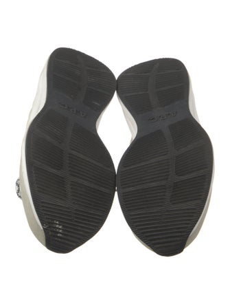 A.P.C. Suede Colorblock Pattern Sneakers