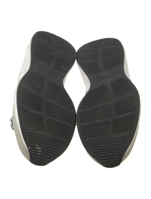 A.P.C. Suede Colorblock Pattern Sneakers
