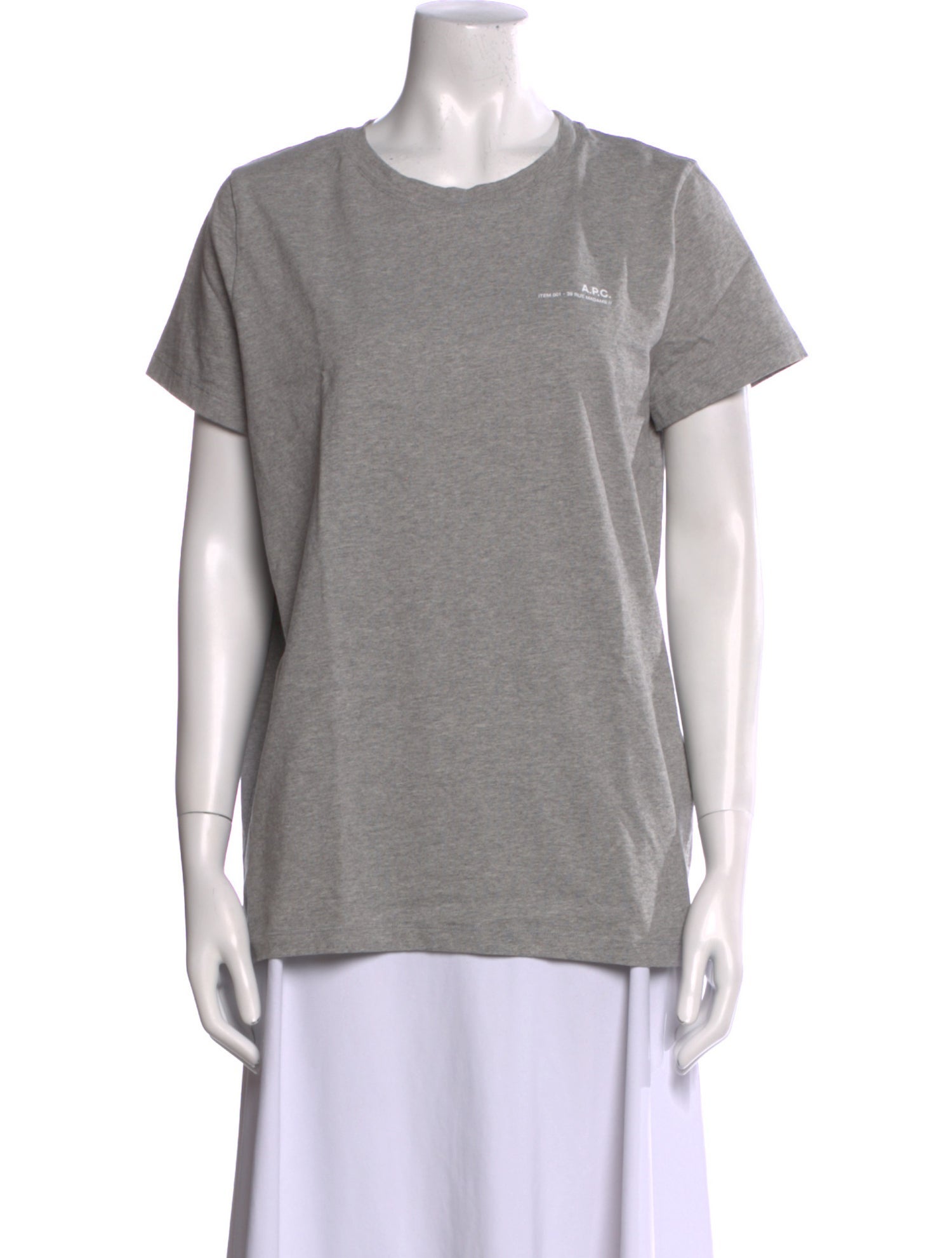 A.P.C. Crew Neck Short Sleeve T-Shirt