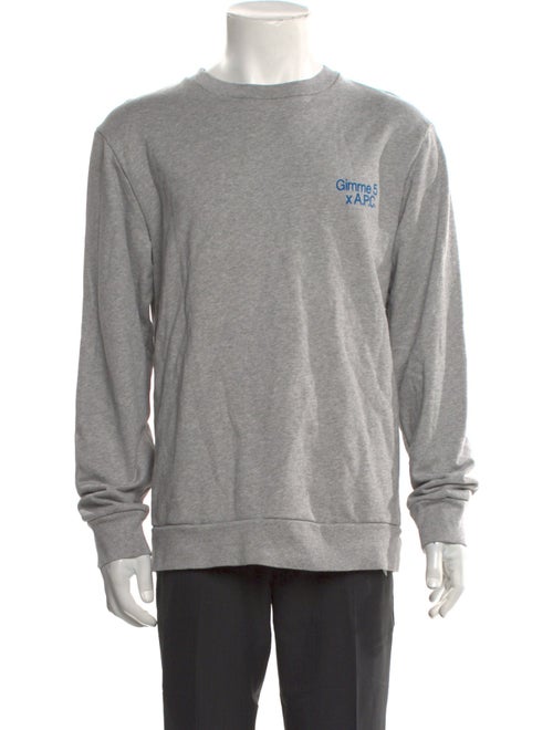 A.P.C. Graphic Print Crew Neck Pullover