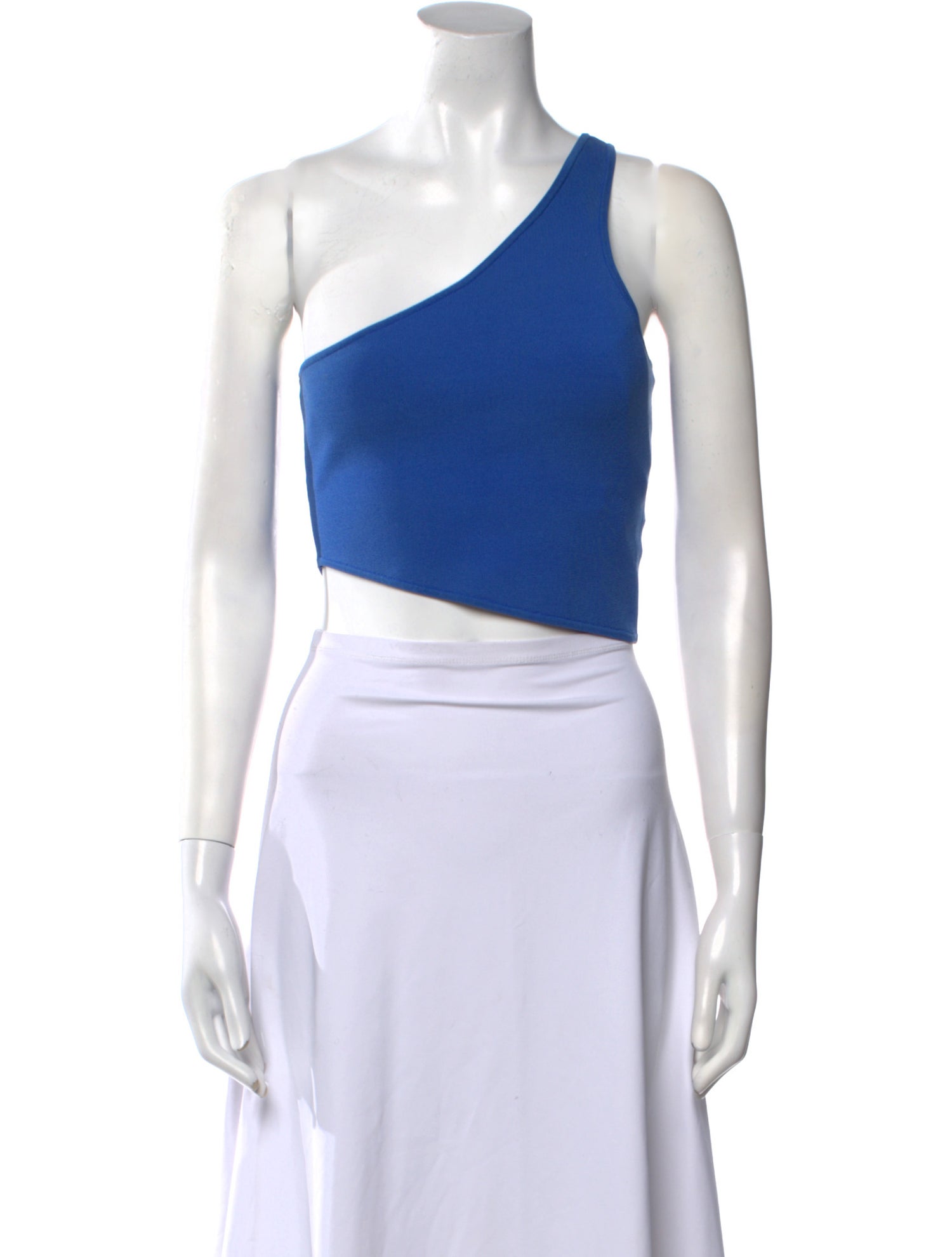 A.P.C. One-Shoulder Sleeveless Crop Top