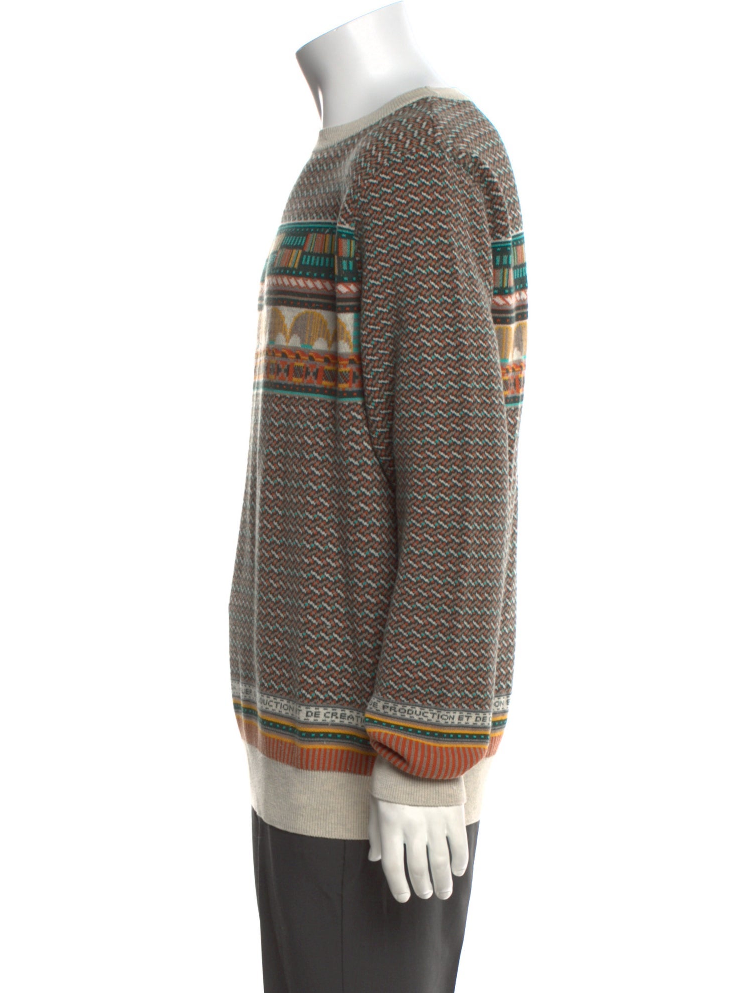 A.P.C. Printed Crew Neck Pullover