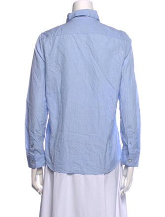 A.P.C. Long Sleeve Button-Up Top