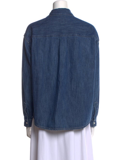 A.P.C. Long Sleeve Button-Up Top