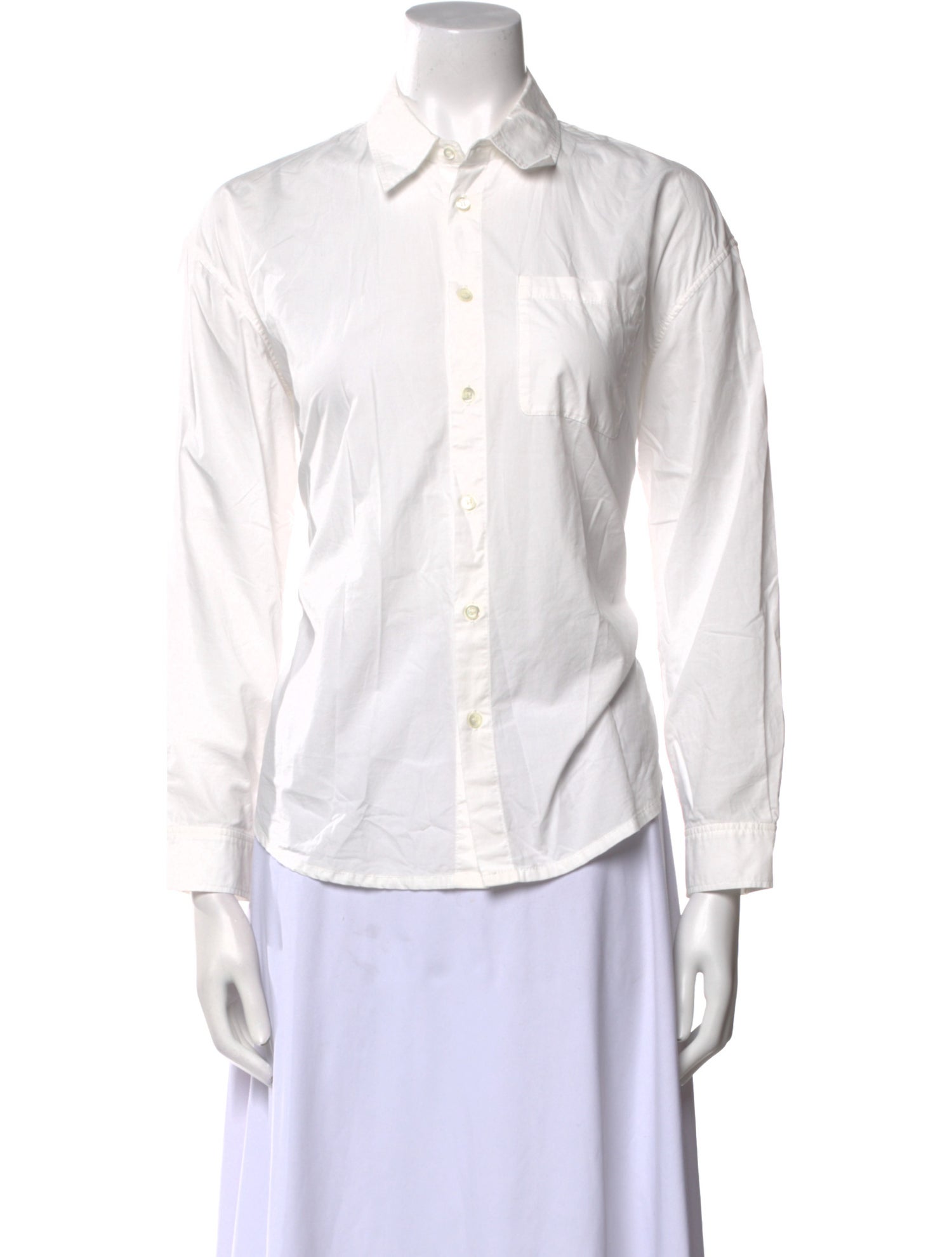 A.P.C. Long Sleeve Button-Up Top