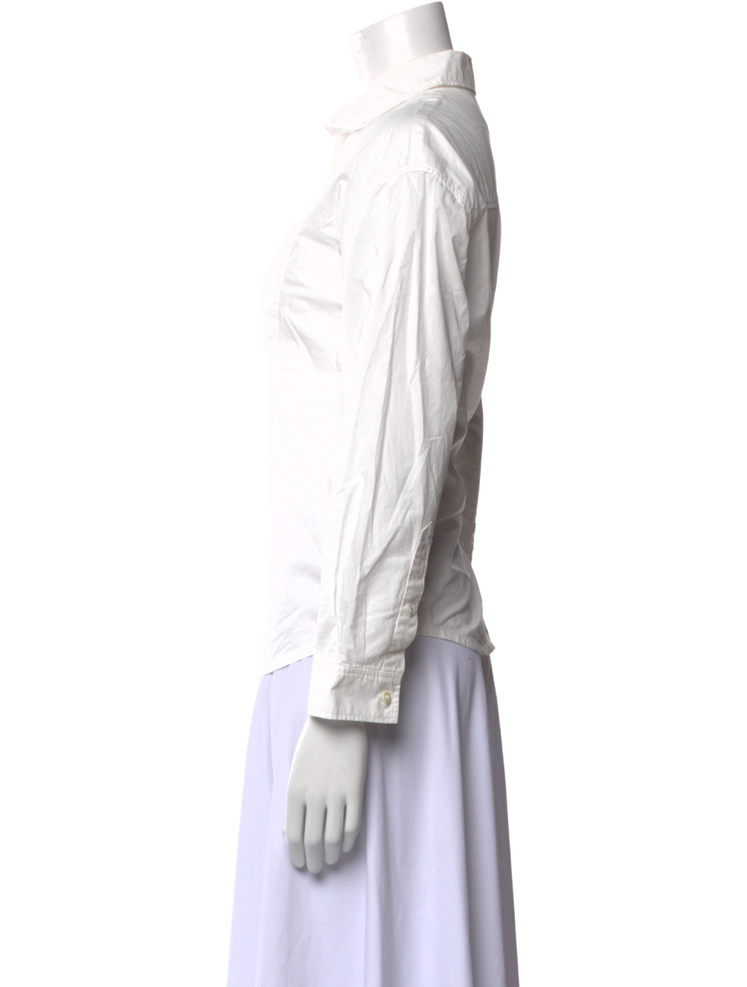 A.P.C. Long Sleeve Button-Up Top