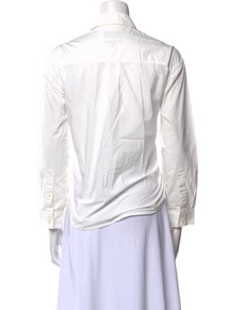 A.P.C. Long Sleeve Button-Up Top