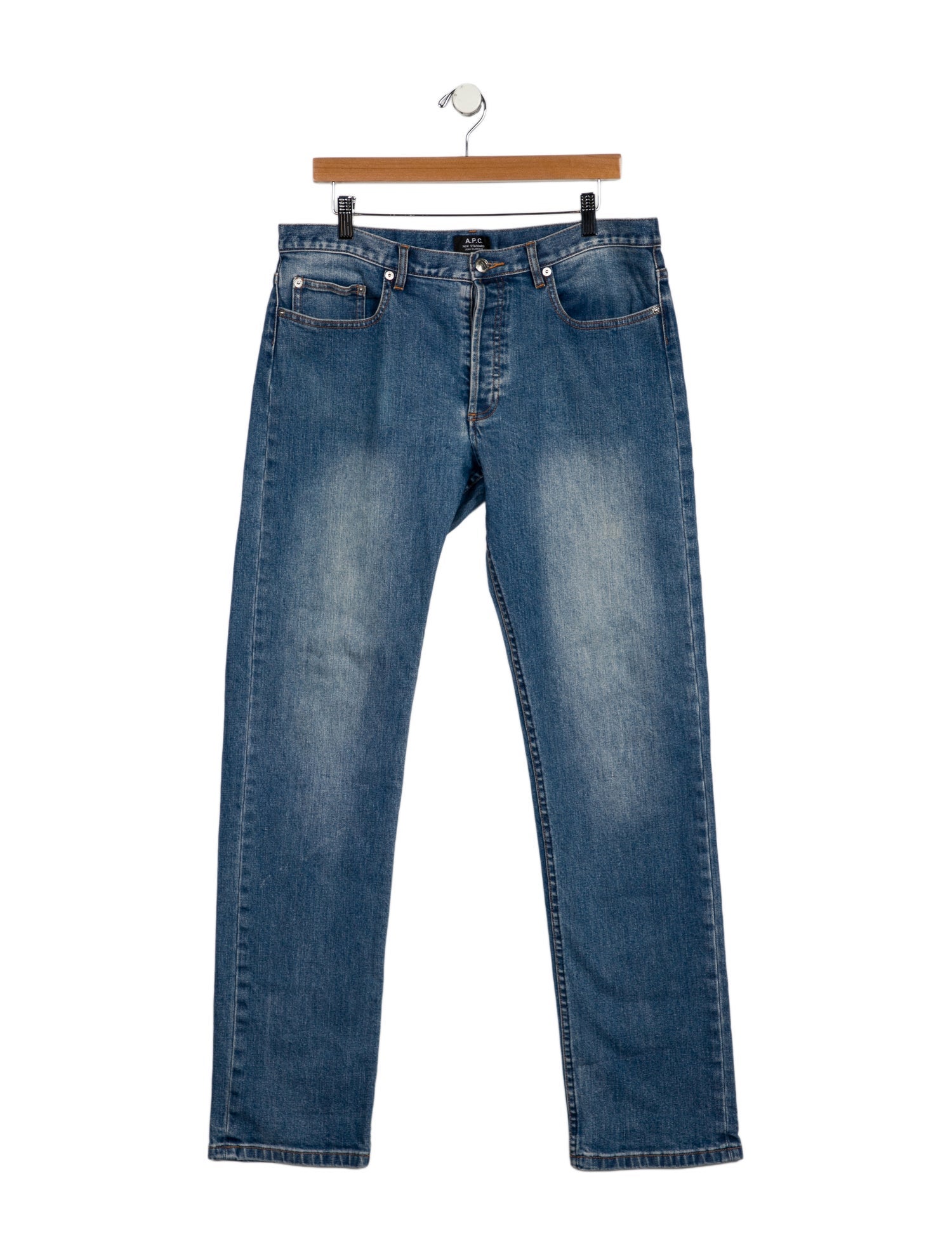 A.P.C. Mid-Rise Straight Leg Jeans