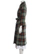 A.P.C. Wool Plaid Print Coat