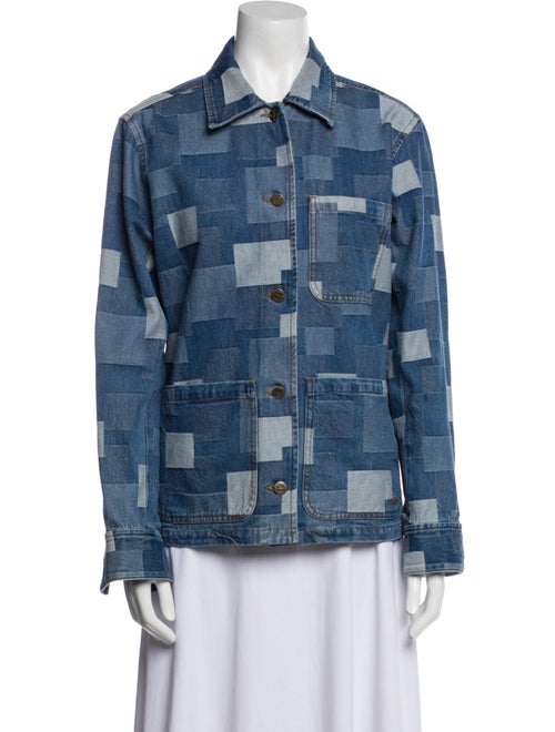 A.P.C. Printed Denim Jacket