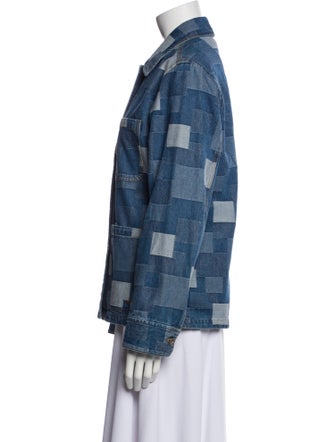 A.P.C. Printed Denim Jacket