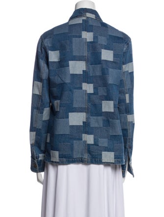 A.P.C. Printed Denim Jacket
