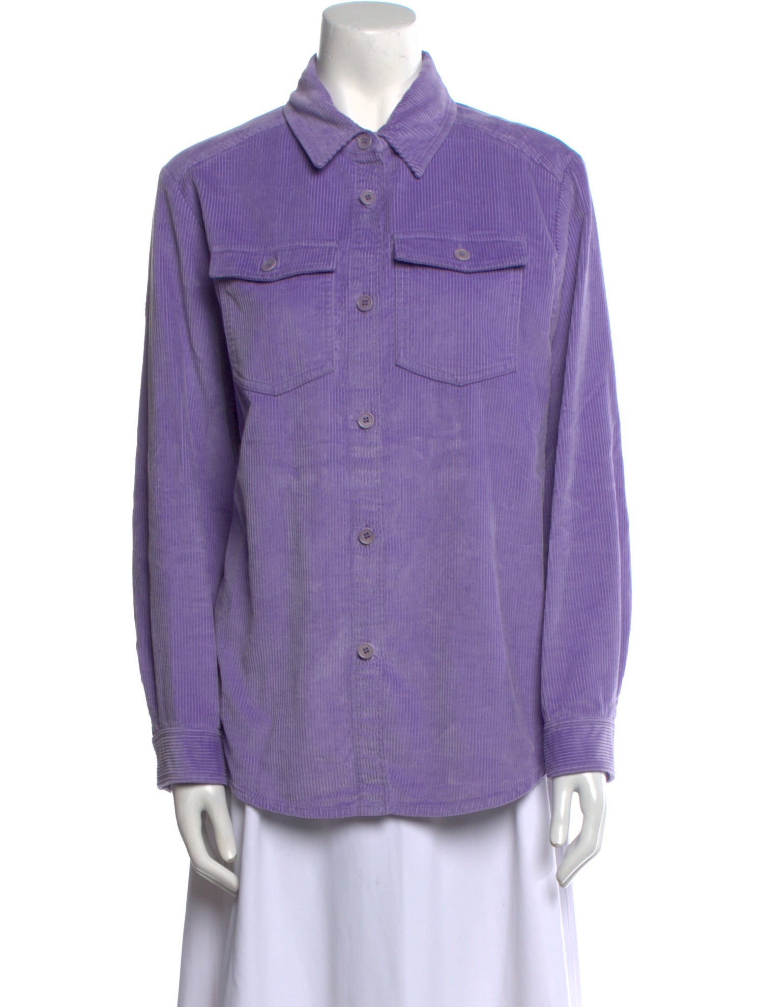 A.P.C. Long Sleeve Button-Up Top