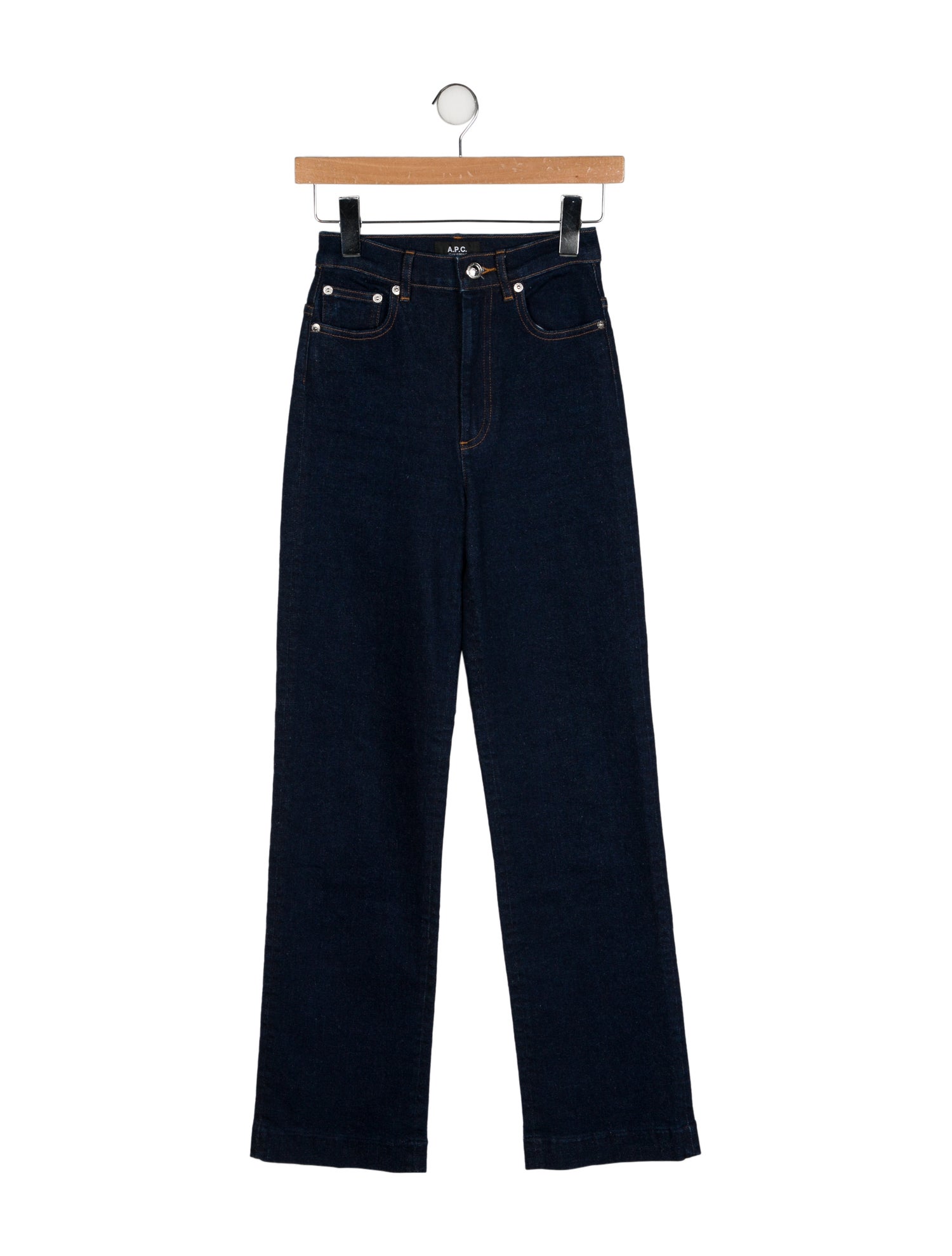 A.P.C. Mid-Rise Straight Leg Jeans
