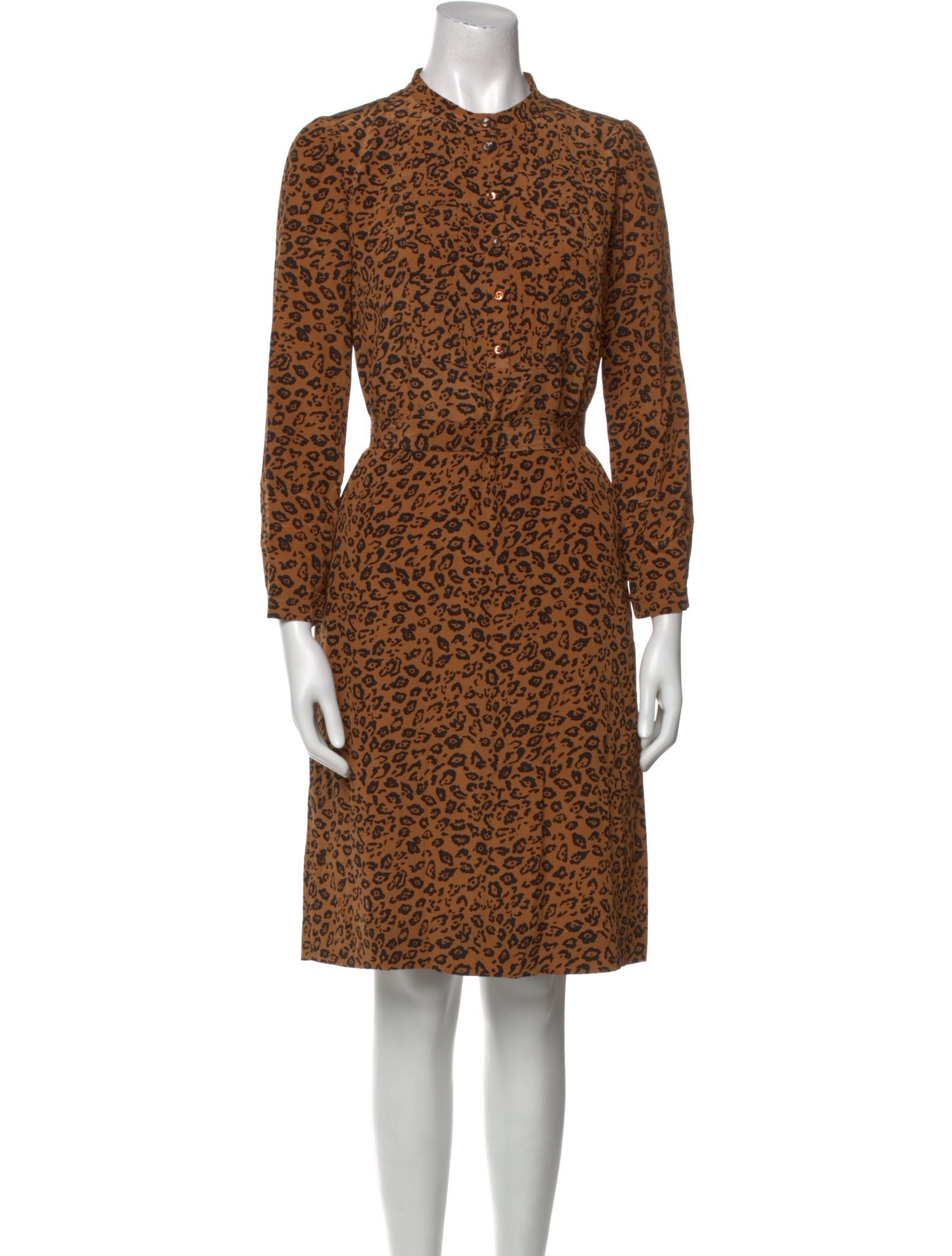 A.P.C. Silk Knee-Length Dress