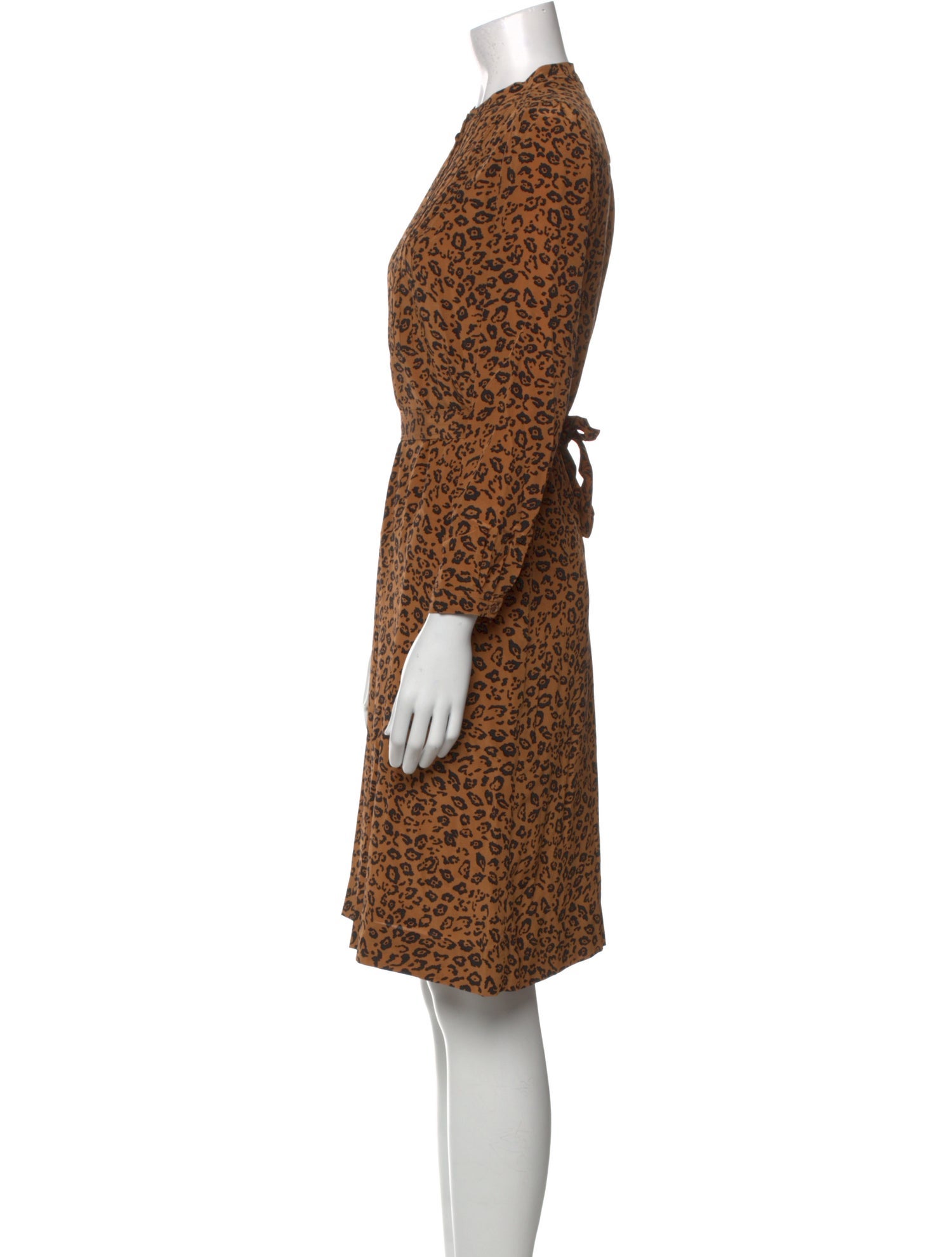 A.P.C. Silk Knee-Length Dress